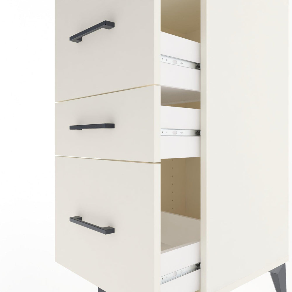 Woodntry Modular Nightstand Moonstone 44x44x84 cm Drawer C5-1