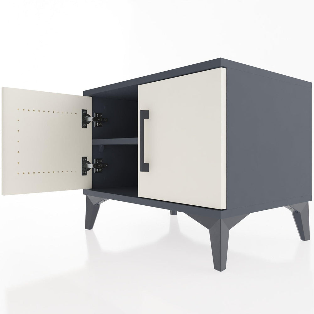 Woodntry Modular Nightstand Anthracite 60x44x68 cm Lidded K5-2