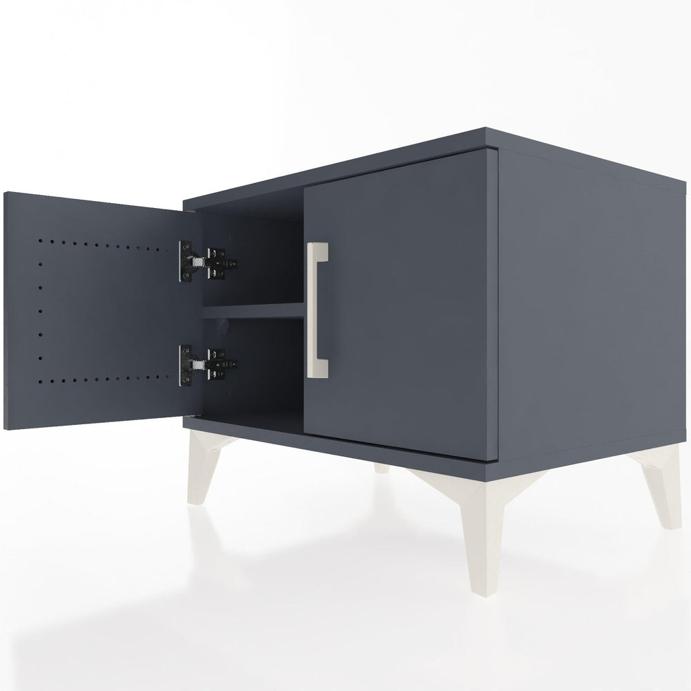 Woodntry Modular Nightstand Anthracite 60x44x68 cm Lidded K5-2