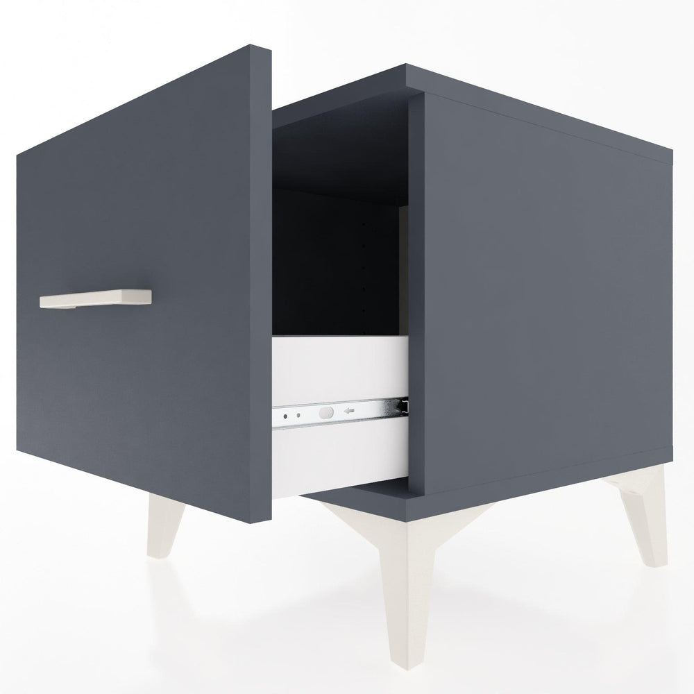 Woodntry Modüler Komodin Antrasit 44x44x36 cm Çekmeceli C5-2