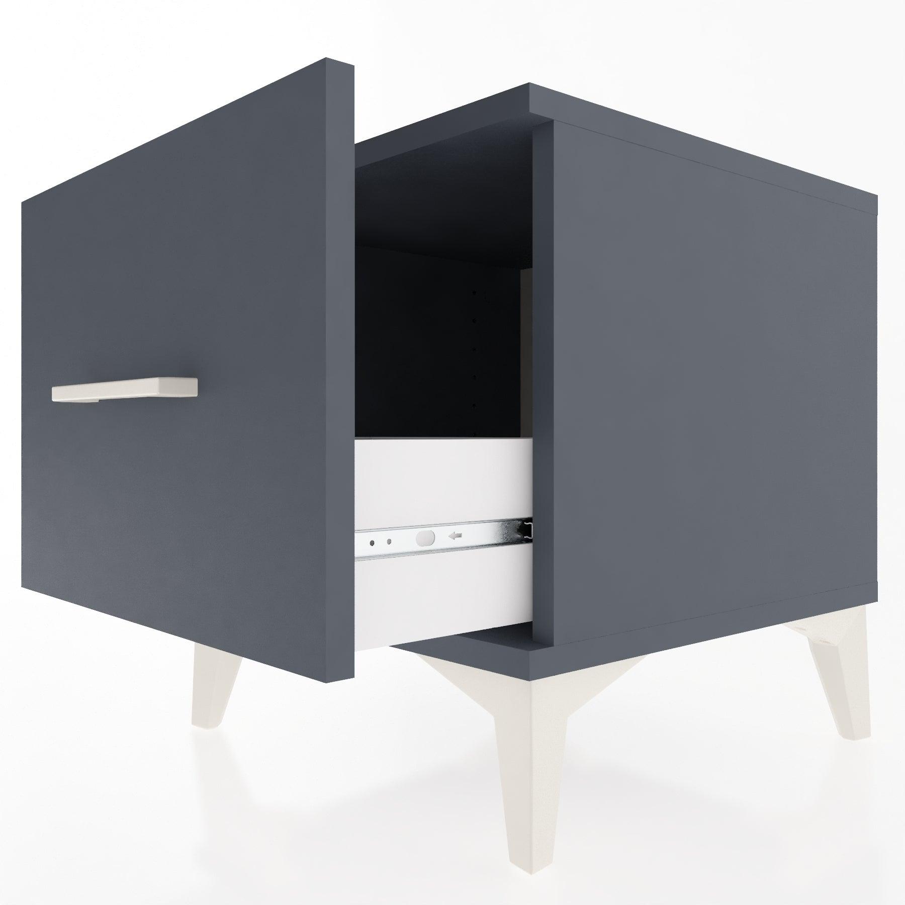 Woodntry Modular Nightstand Anthracite 44x44x36 cm Drawer C5-2