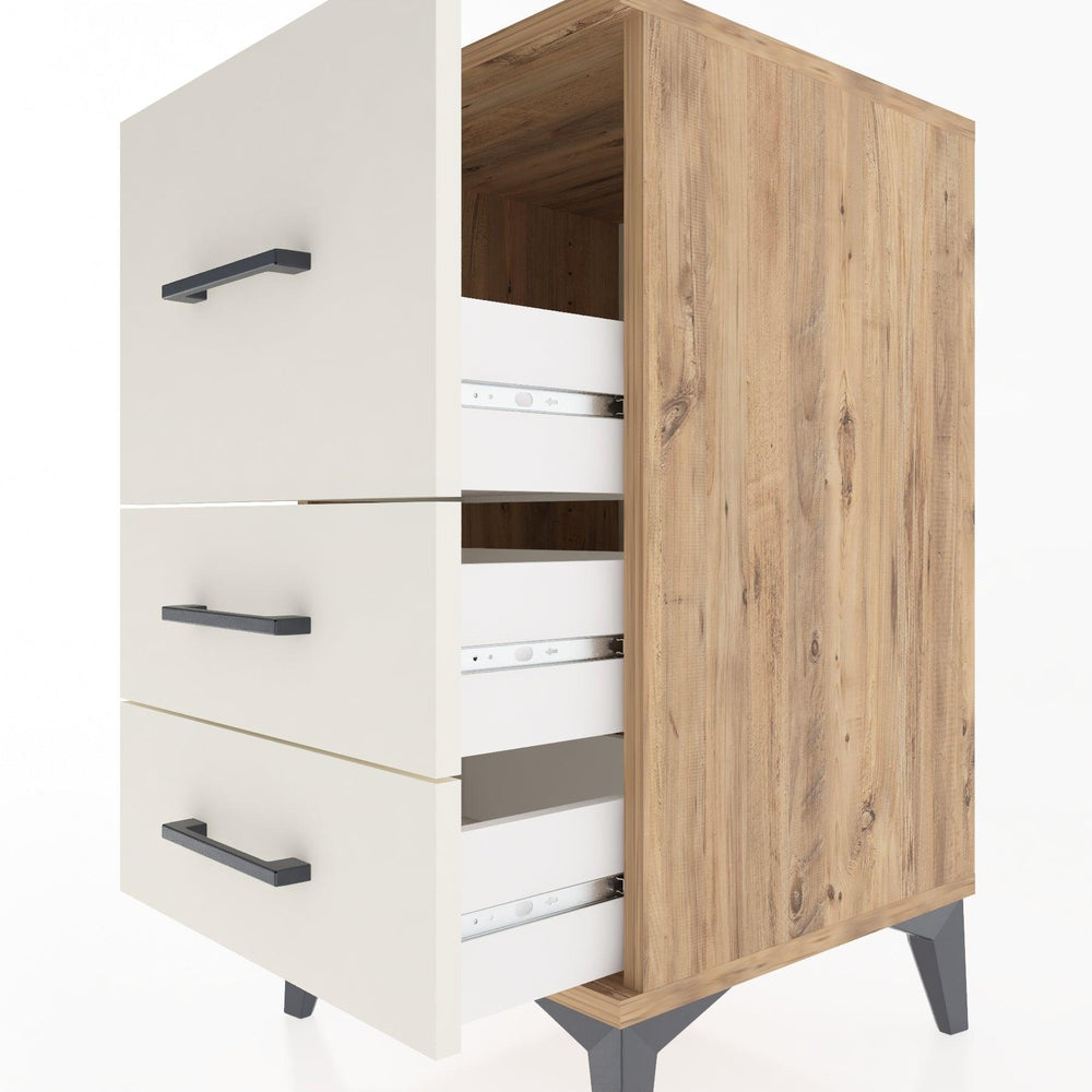 Woodntry Modular Nightstand Pine 44x44x68 cm Drawer C5-3