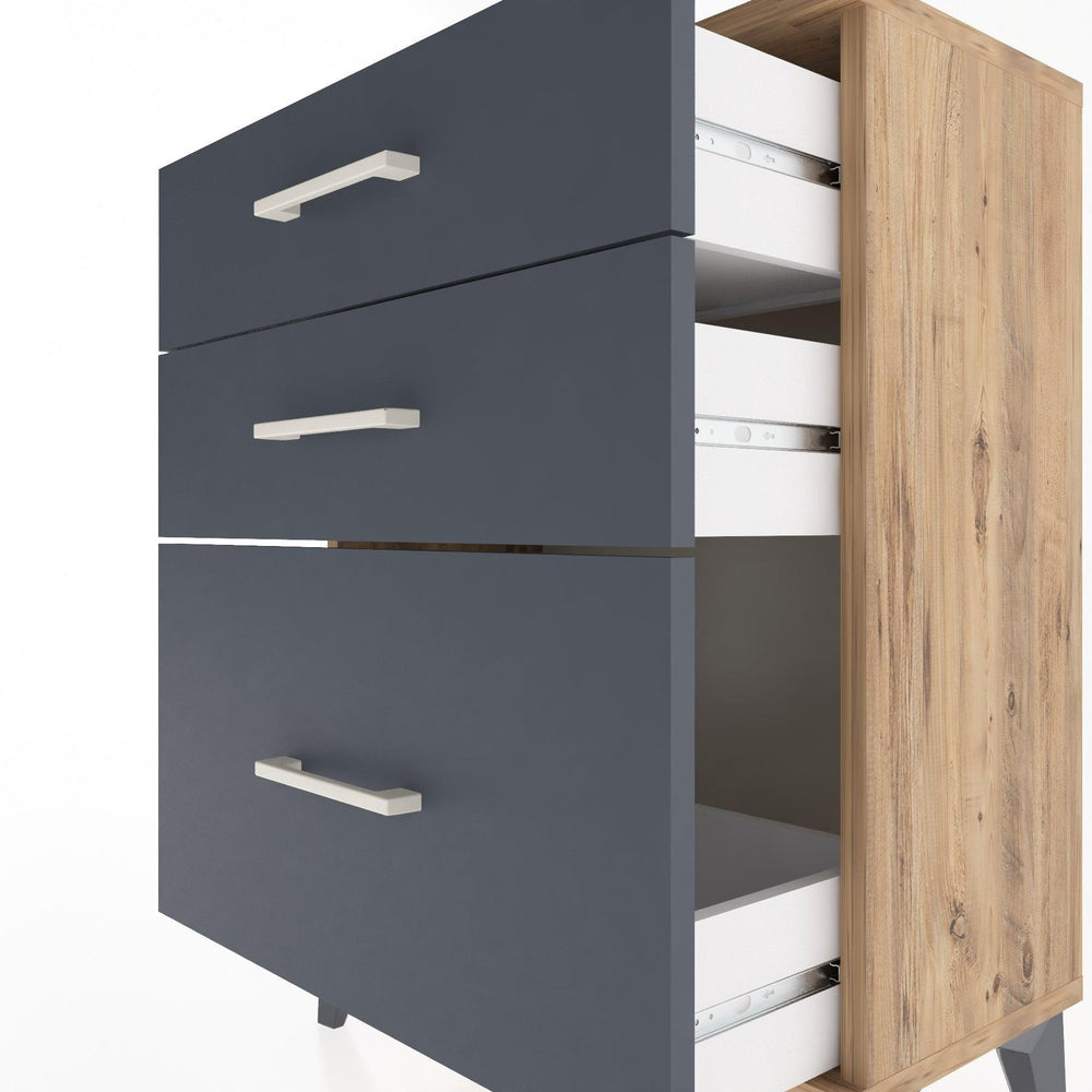 Woodntry Modular Nightstand Pine 60x30x68 cm Drawer C5-3