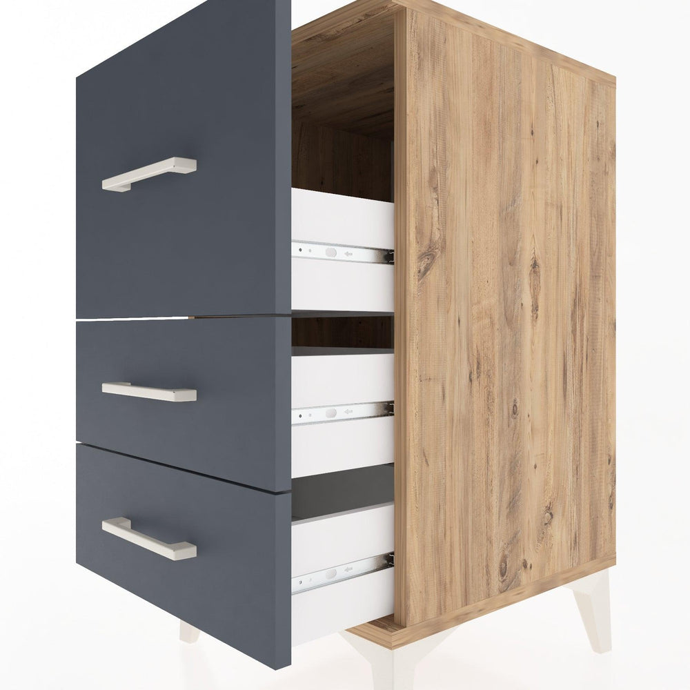 Woodntry Modular Nightstand Pine 44x44x68 cm Drawer C5-3