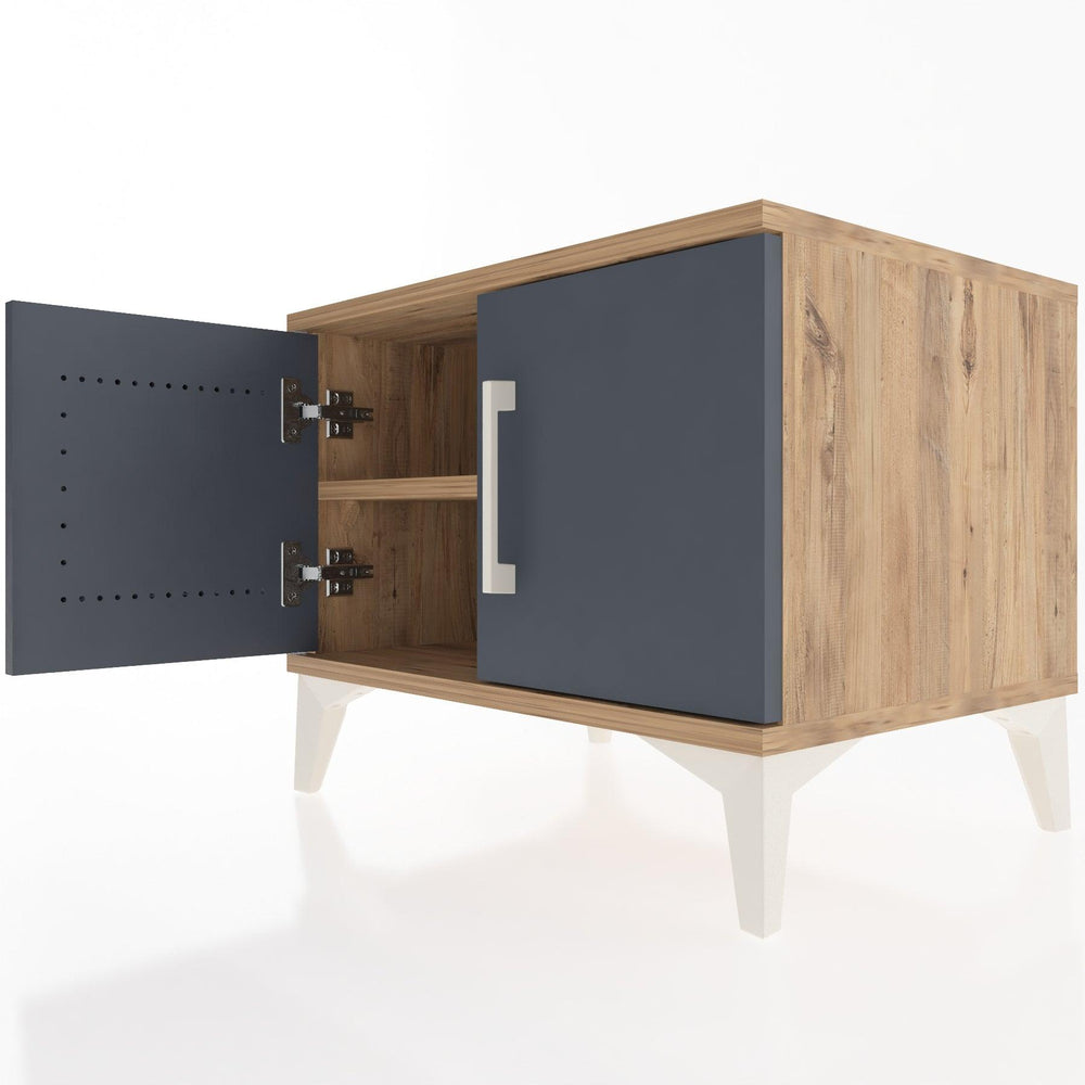 Woodntry Modular Nightstand Pine 60x44x68 cm With Cover K5-3