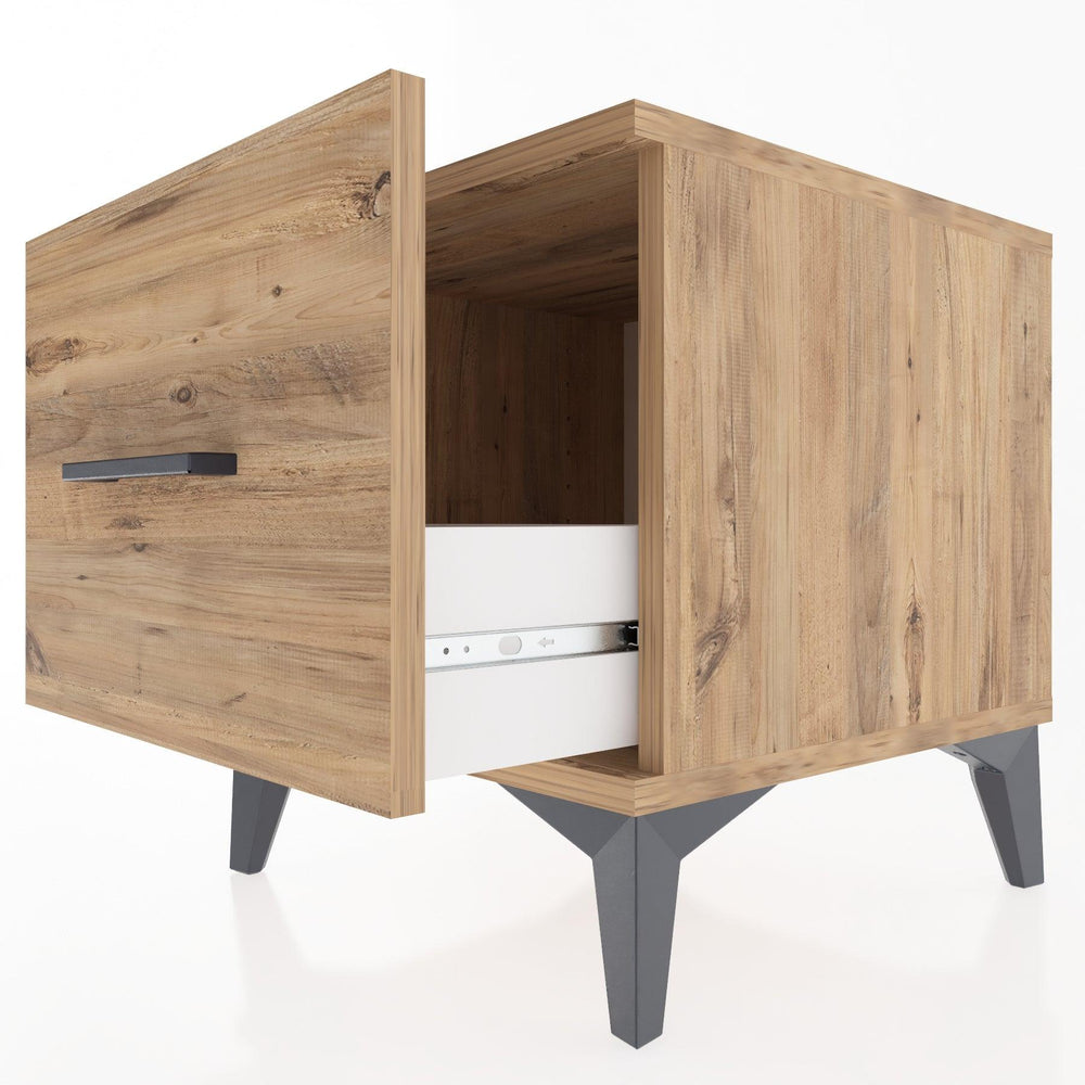 Woodntry Modular Nightstand Pine 44x44x36 cm Drawer C5-3