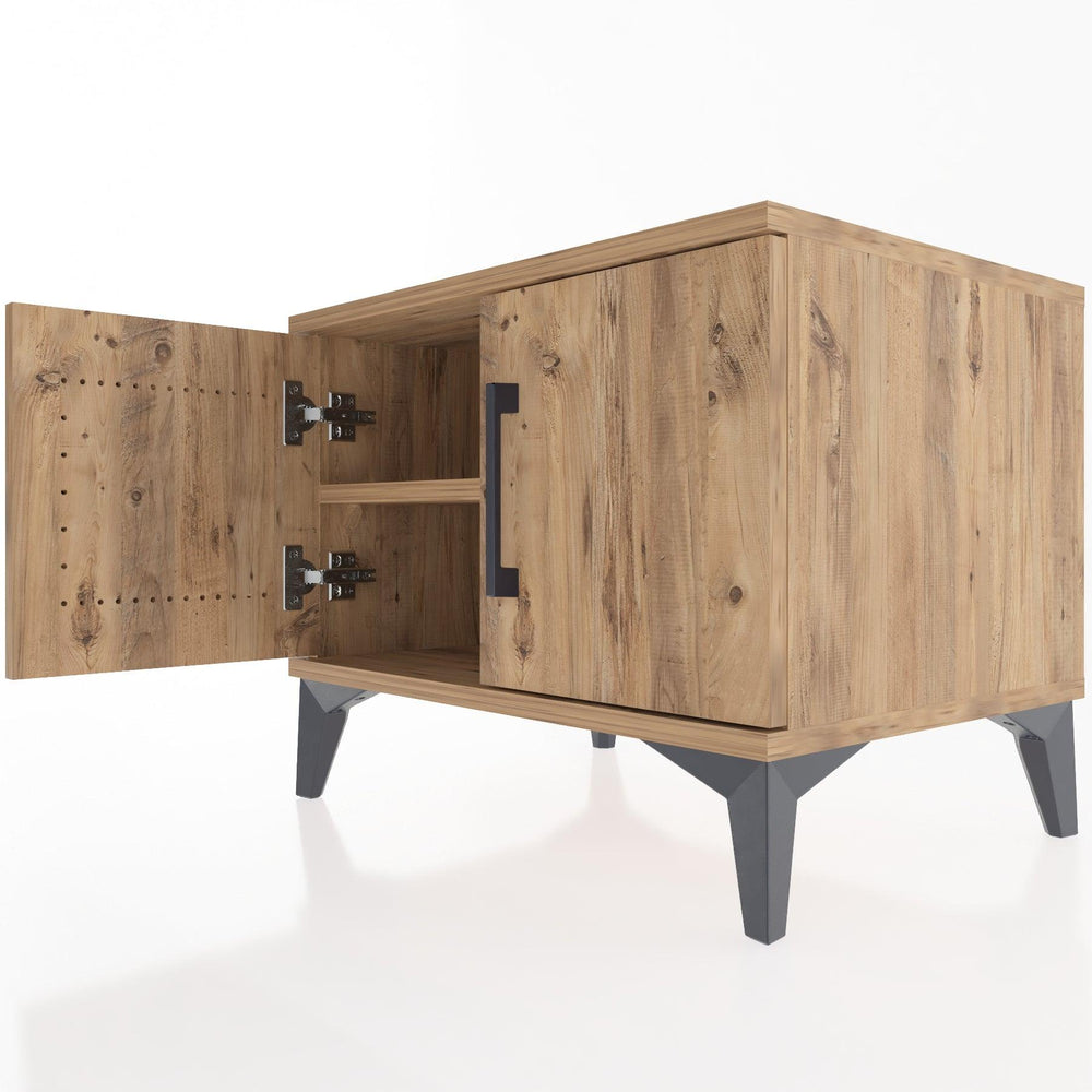 Woodntry Modular Nightstand Pine 60x44x68 cm With Cover K5-3