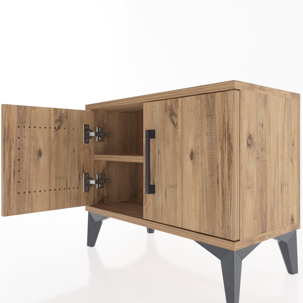 Woodntry Modular Nightstand Pine 60x30x36 cm With Cover K5-3