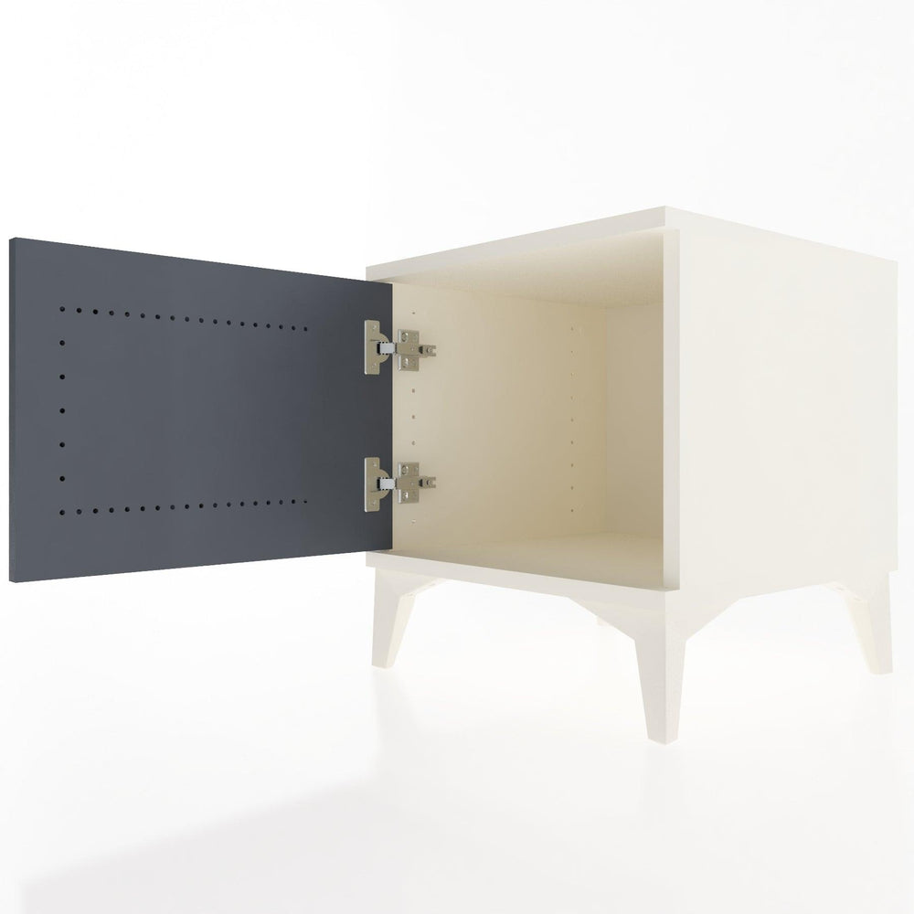 Woodntry Modular Nightstand Moonstone 44x44x36 cm With Lid K6-1