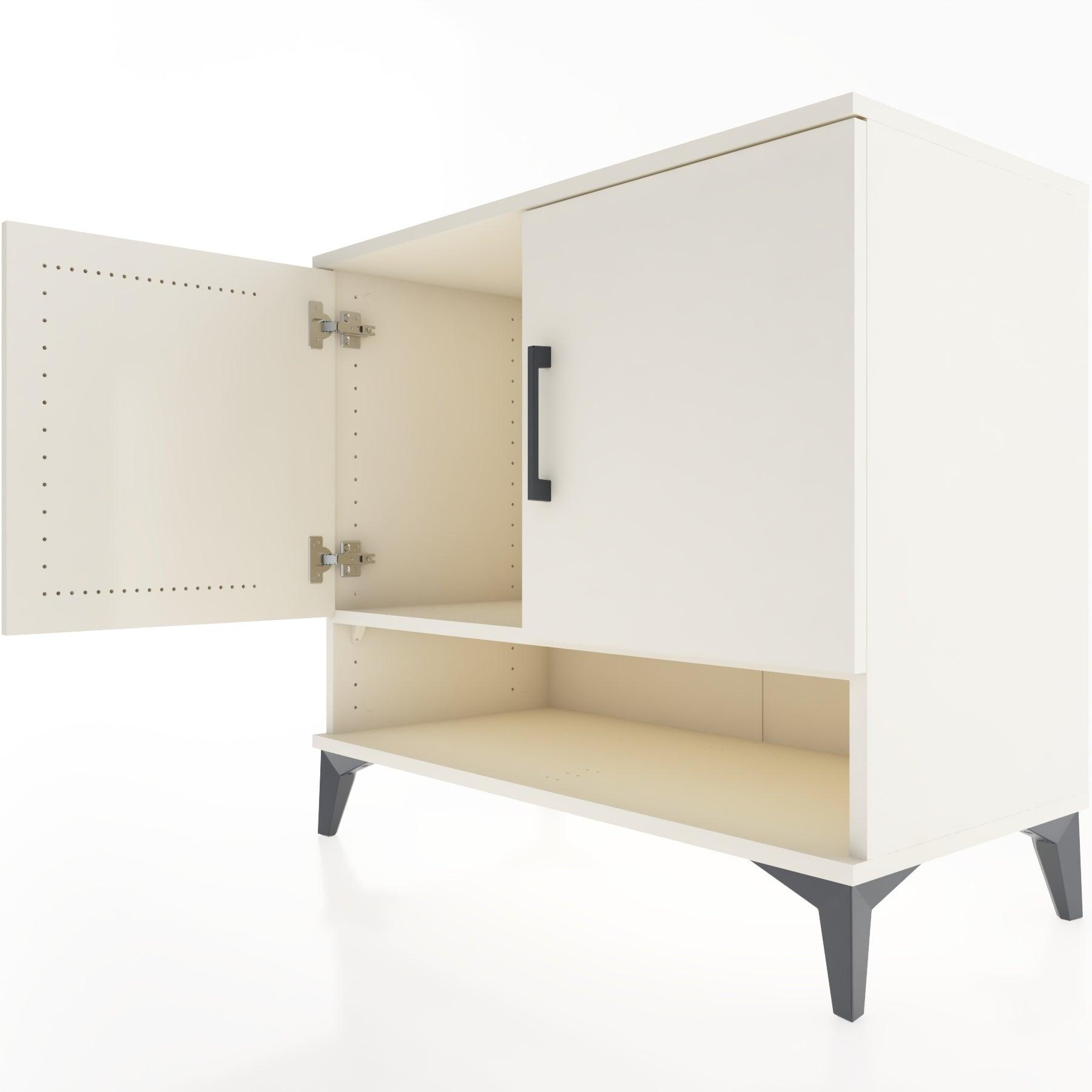 Woodntry Modüler Şifonyer Aytaşı 88x44x68 cm Kapaklı ve Raflı KR6-1