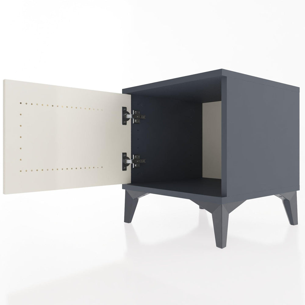 Woodntry Modular Nightstand Anthracite 44x44x36 cm Lidded K6-2