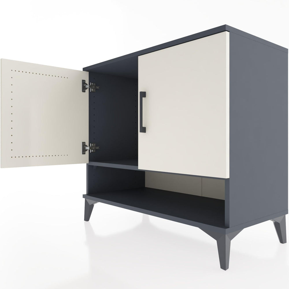 Woodntry Modular Dresser Anthracite 88x44x68 cm with Cover and Shelf KR6-2