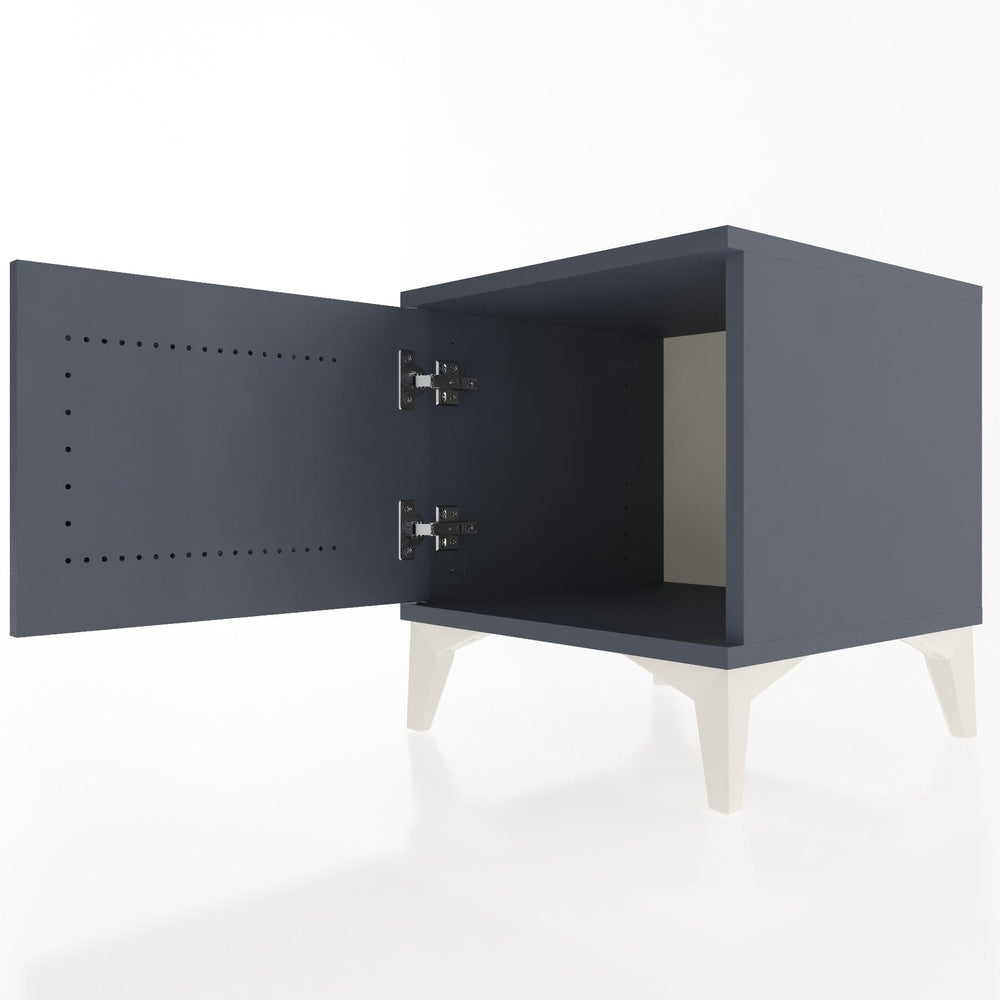 Woodntry Modular Nightstand Anthracite 44x44x36 cm Lidded K6-2