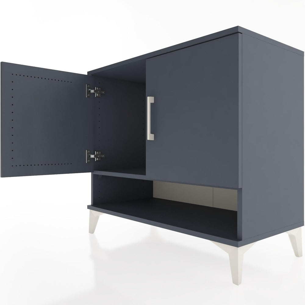 Woodntry Modular Dresser Anthracite 88x44x68 cm with Cover and Shelf KR6-2