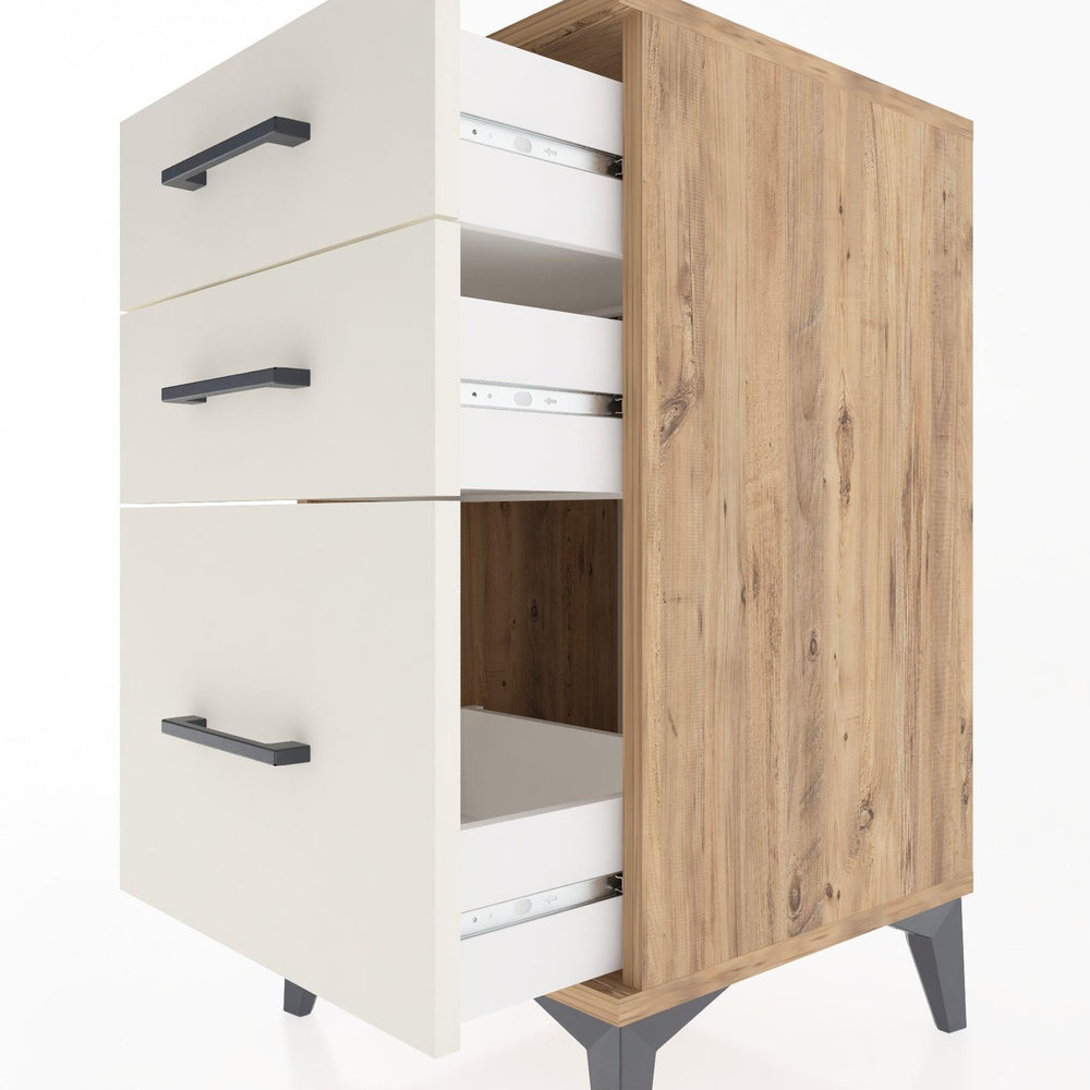 Woodntry Modular Nightstand Pine 44x44x68 cm Drawer C6-3