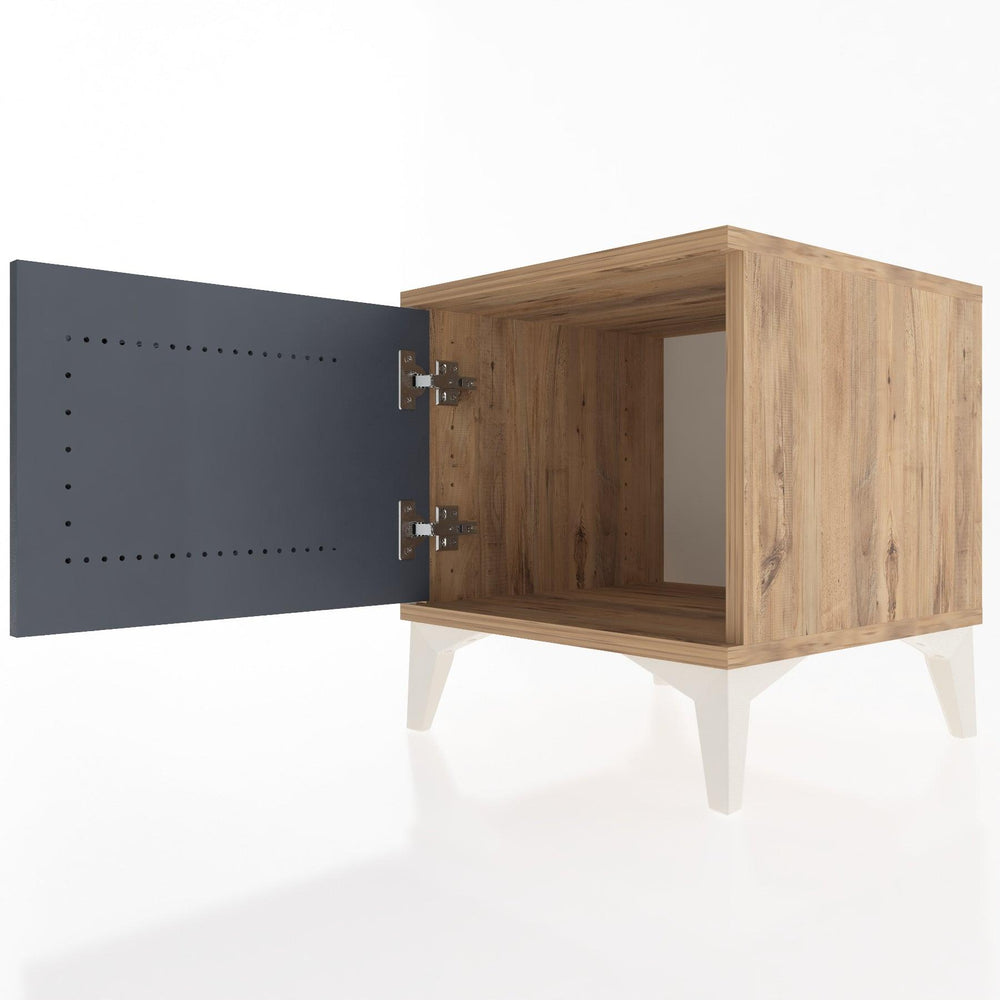 Woodntry Modüler Komodin Çam 44x44x36 cm Kapaklı K6-3