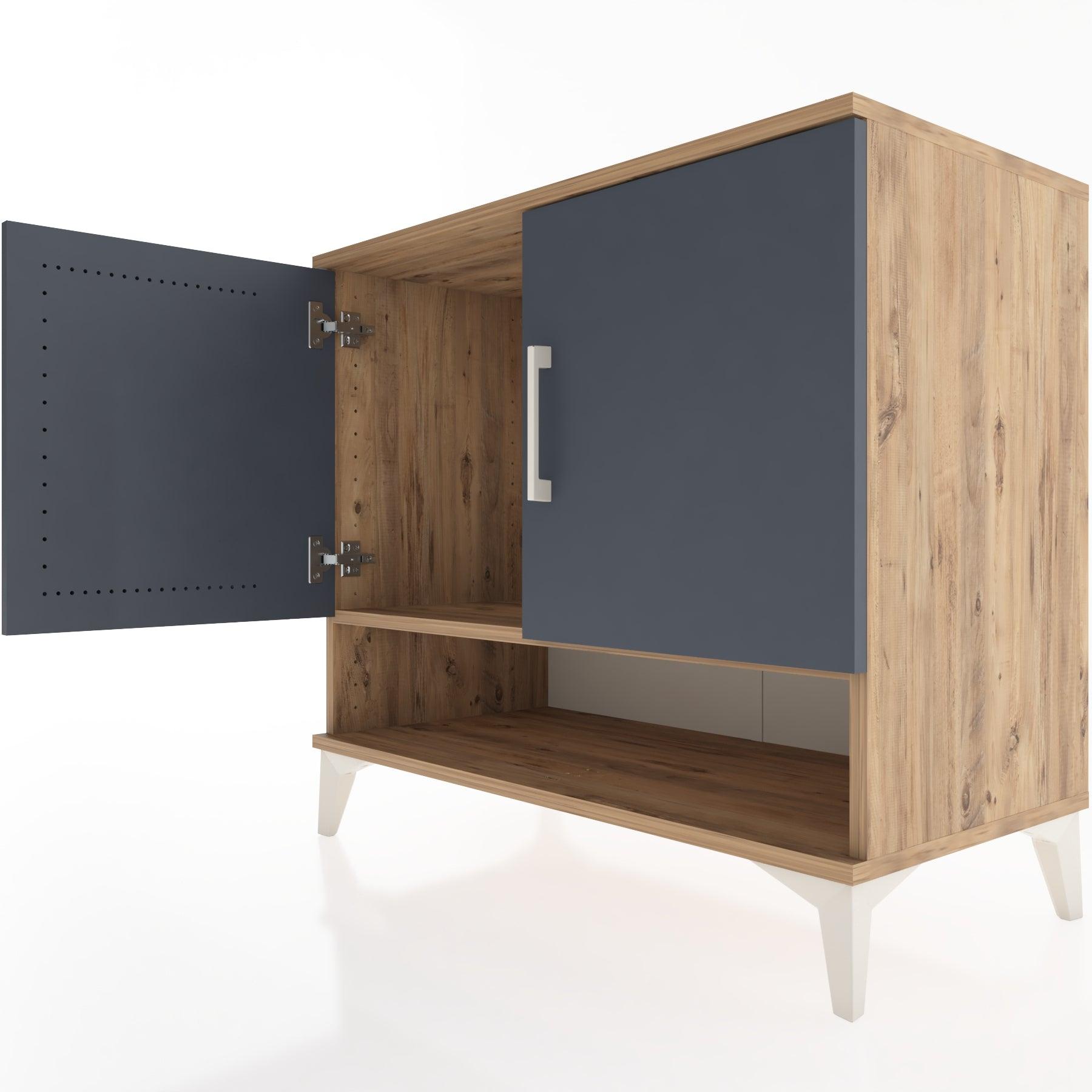 Woodntry Modular Dresser Pine 88x44x68 cm with Cover and Shelf KR6-3