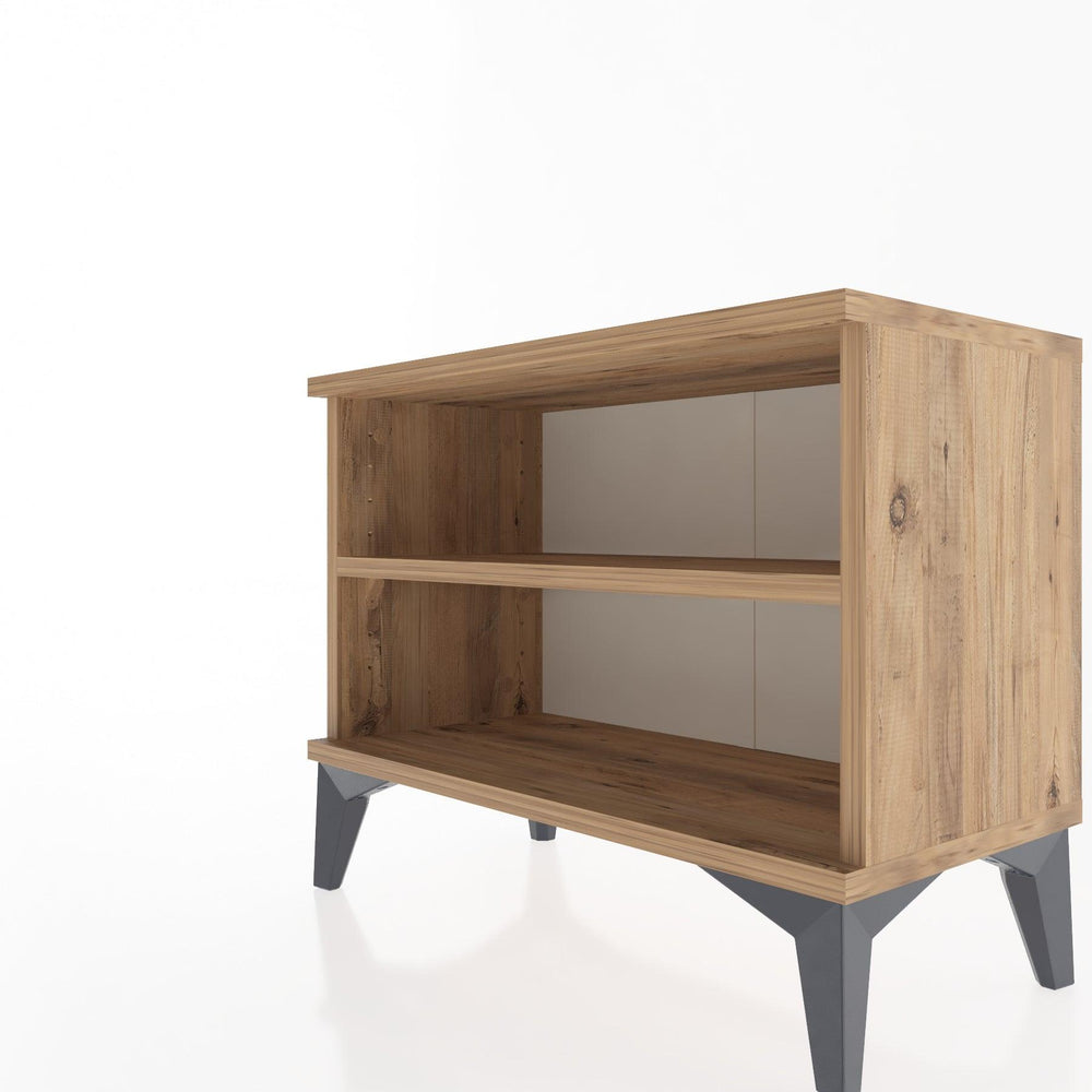 Woodntry Modular Nightstand Pine 60x30x36 cm with Shelf R6-3