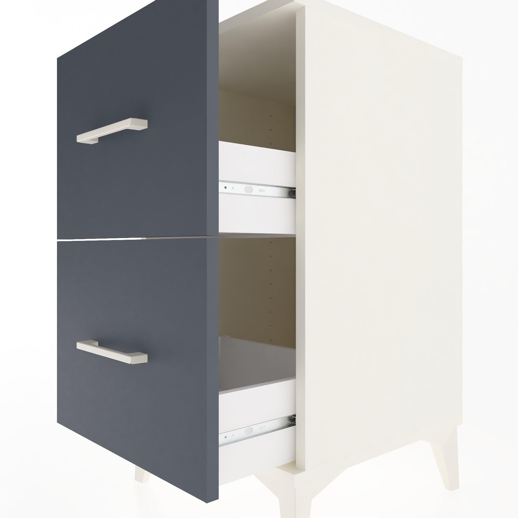 Woodntry Modular Nightstand Moonstone 44x44x68 cm Drawer C7-1
