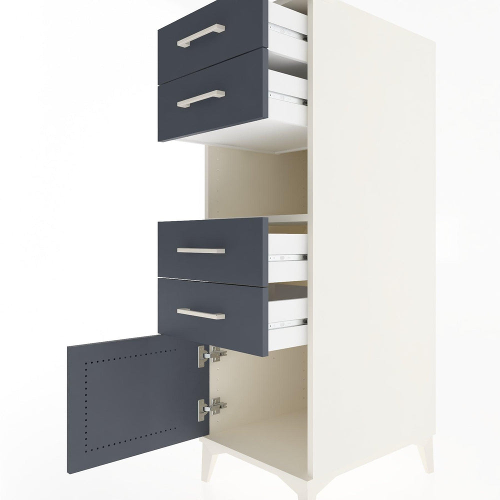 Woodntry Modular Cabinet Moonstone 44x30x122 cm Functional F7-1