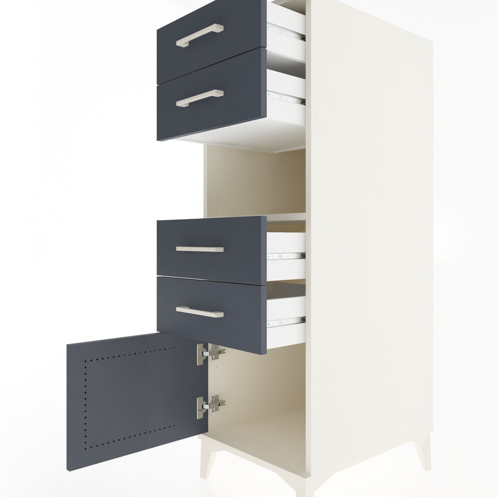 Woodntry Modüler Dolap Aytaşı 44x59x122 cm Fonksiyonel F57-1