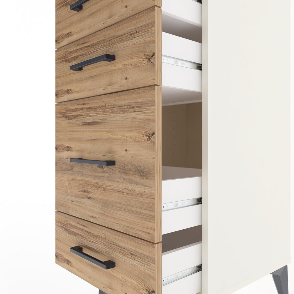 Woodntry Modular Nightstand Moonstone 44x44x84 cm Drawer C7-1