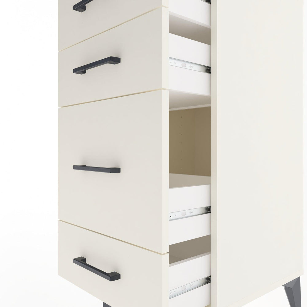 Woodntry Modular Nightstand Moonstone 44x44x84 cm Drawer C7-1