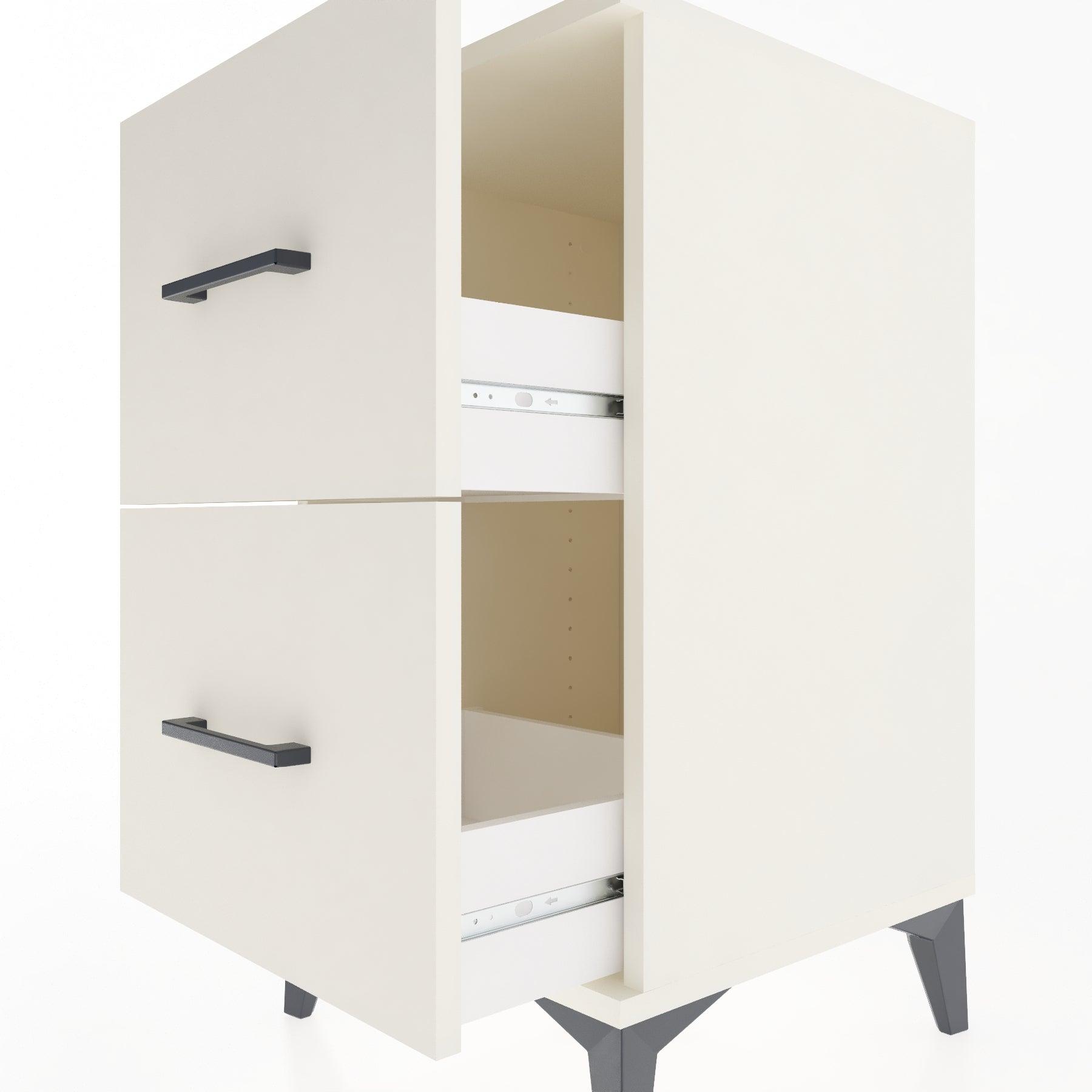 Woodntry Modular Nightstand Moonstone 44x44x68 cm Drawer C7-1