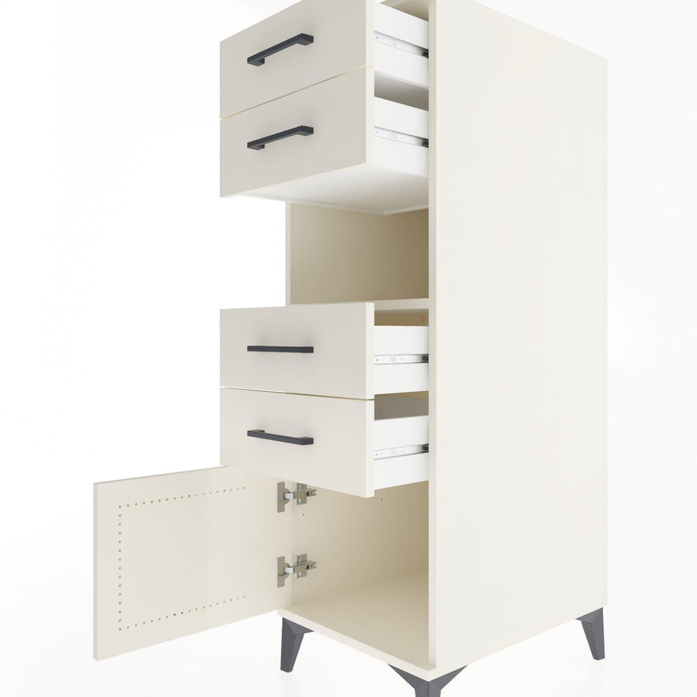 Woodntry Modular Cabinet Moonstone 44x30x122 cm Functional F7-1