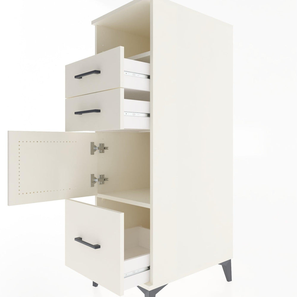 Woodntry Modular Cabinet Moonstone 44x59x122 cm Functional F107-1