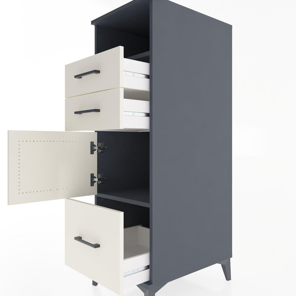 Woodntry Modular Cabinet Anthracite 44x59x122 cm Functional F107-2