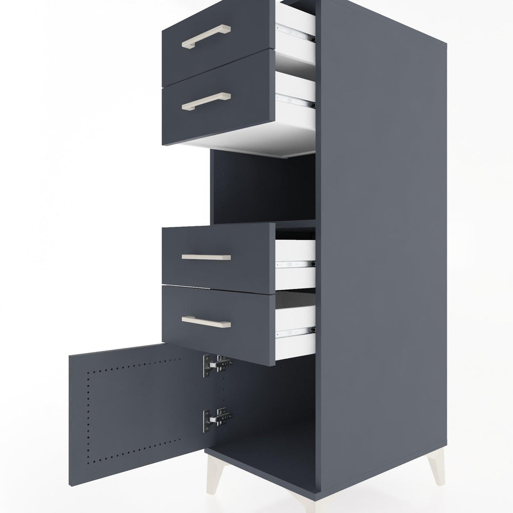 Woodntry Modular Cabinet Anthracite 44x59x122 cm Functional F7-2