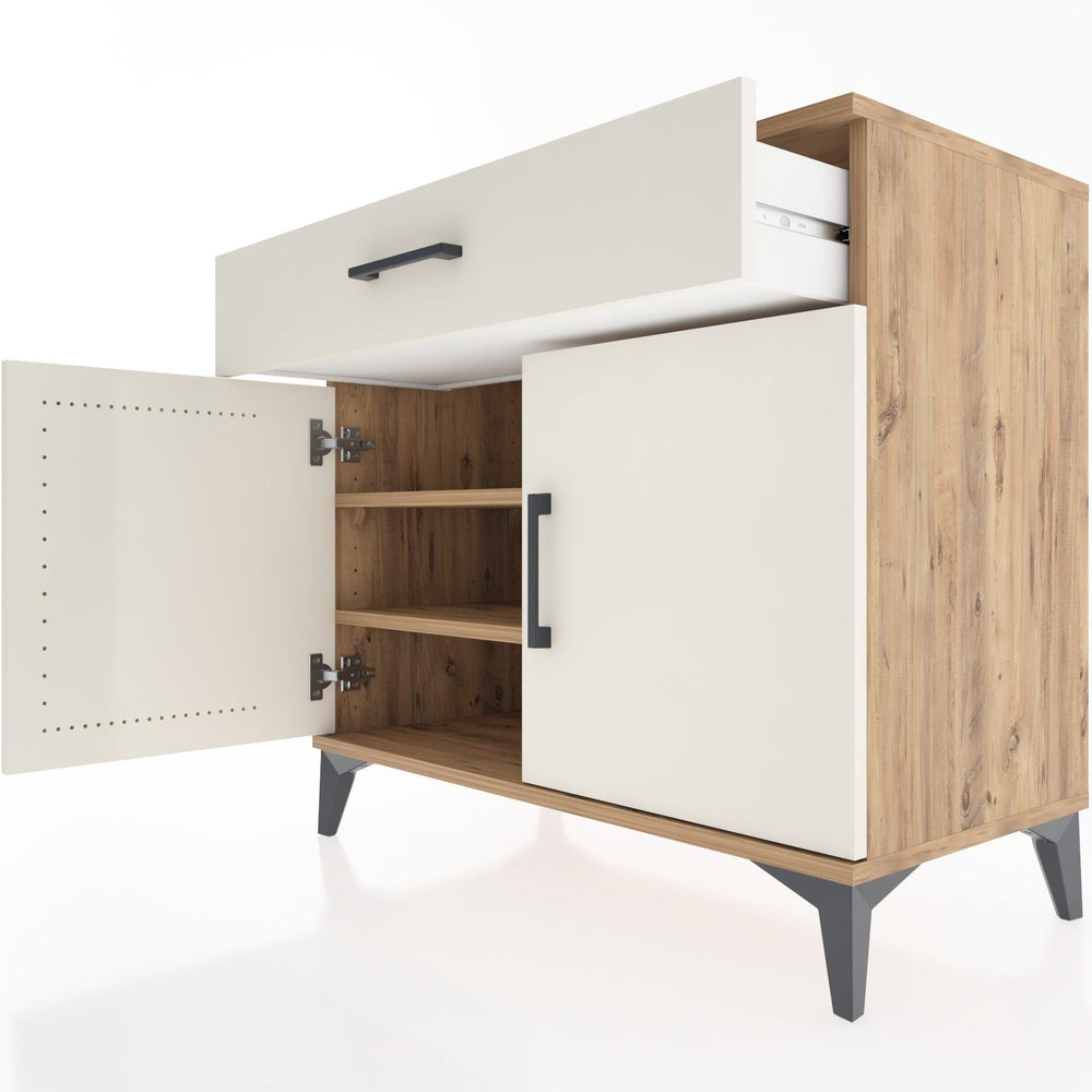 Woodntry Modular Dresser Pine 88x44x68 cm with Cover and Drawer KC7-3