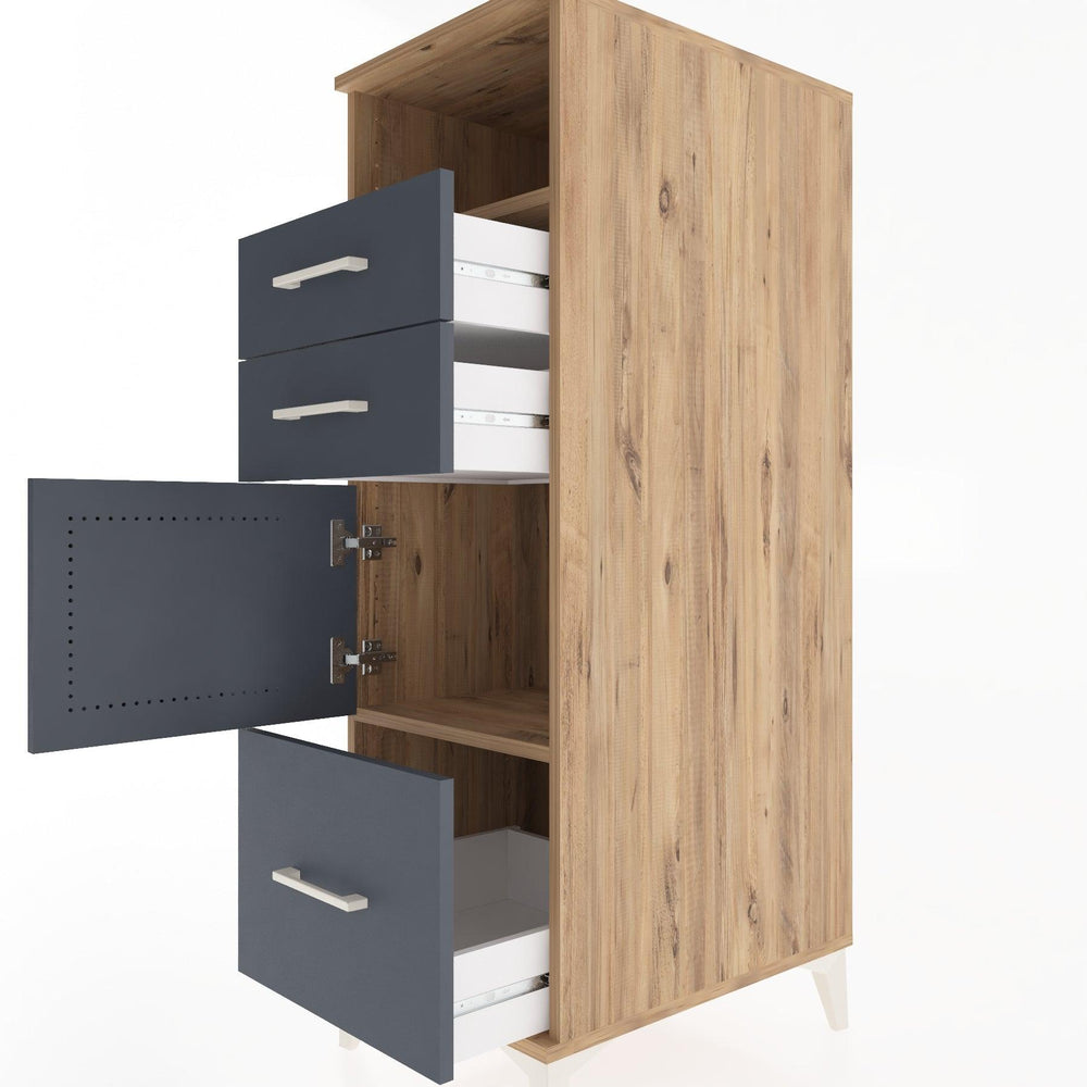 Woodntry Modular Cabinet Pine 44x59x122 cm Functional F107-3