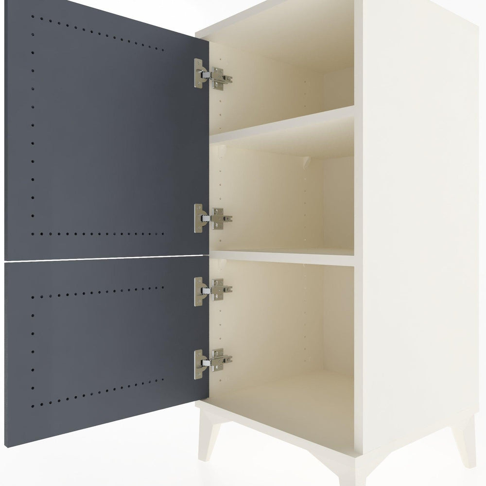 Woodntry Modular Nightstand Moonstone 44x44x84 cm With Lid K30-1