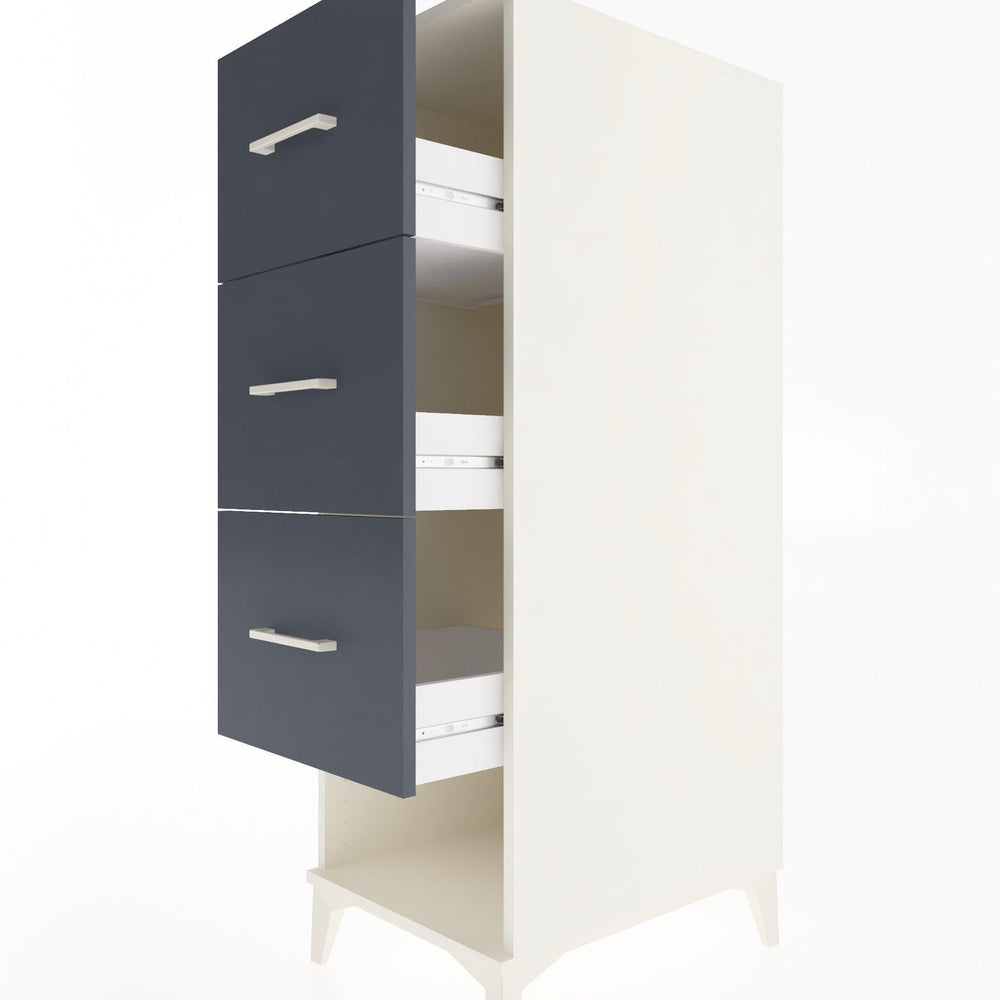 Woodntry Modular Cabinet Moonstone 44x59x122 cm with Drawers and Shelves CR108-1