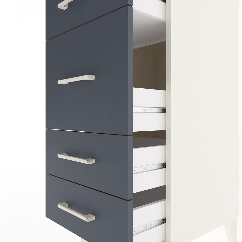 Woodntry Modular Nightstand Moonstone 44x44x84 cm Drawer C8-1