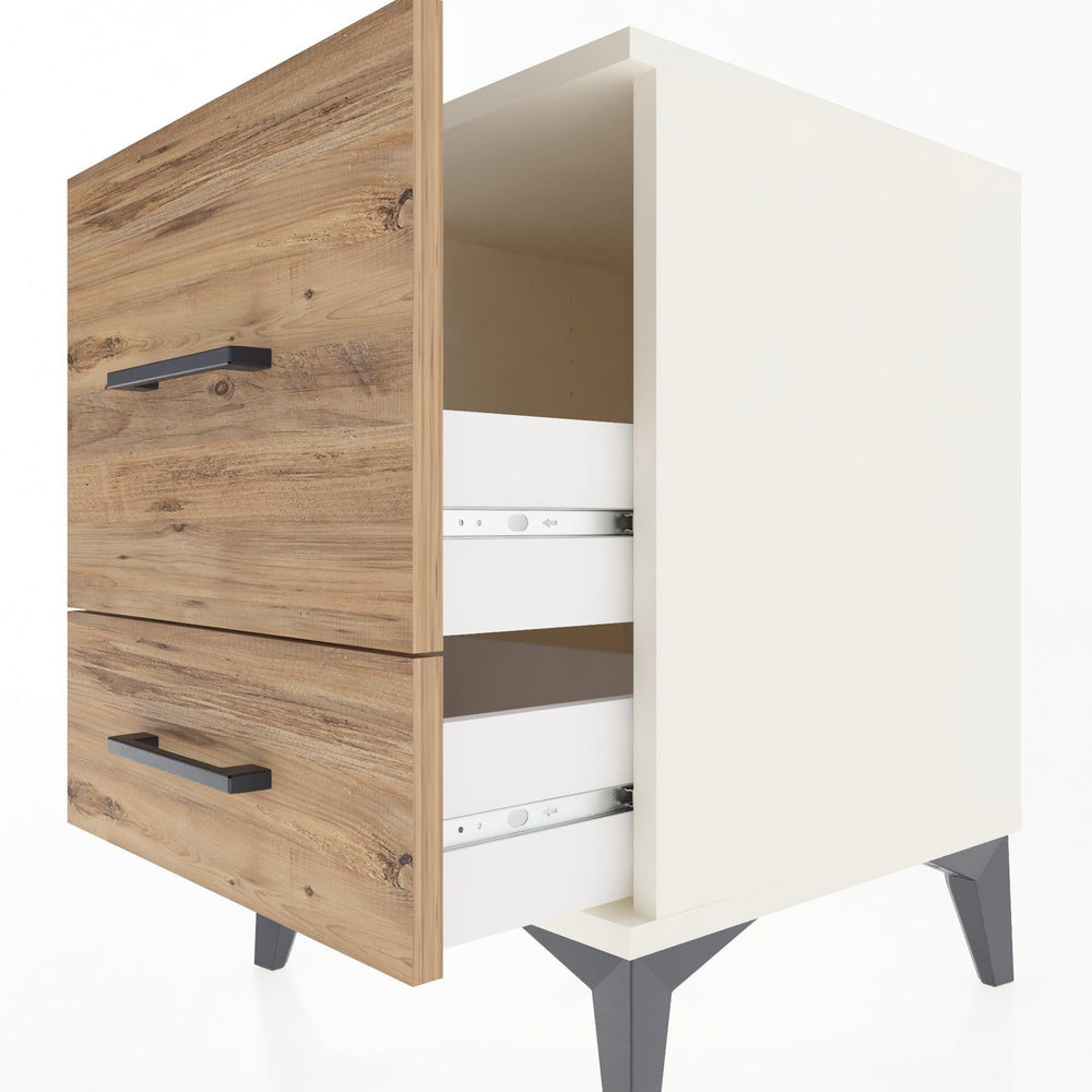 Woodntry Modular Nightstand Moonstone 44x44x52 cm Drawer C8-1