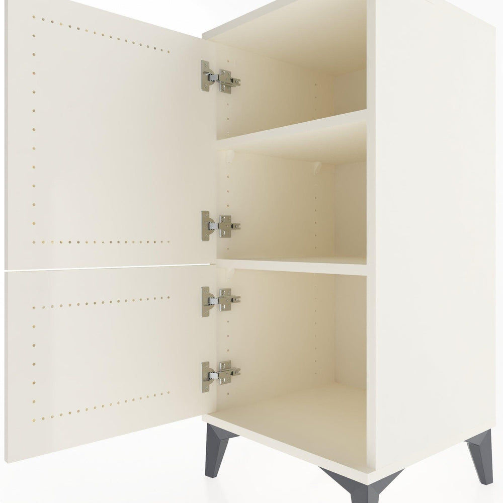 Woodntry Modular Nightstand Moonstone 44x44x84 cm With Lid K30-1