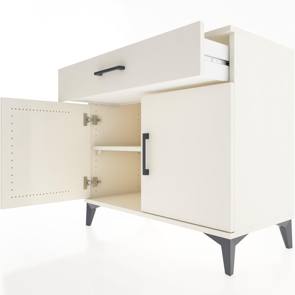 Woodntry Modular Dresser Moonstone 88x44x68 cm with Cover and Drawer KC8-1