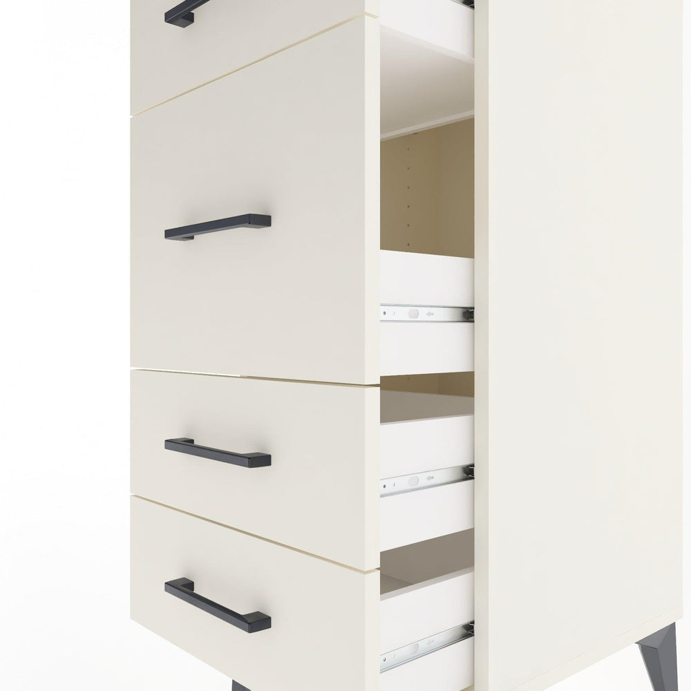 Woodntry Modular Nightstand Moonstone 44x44x84 cm Drawer C8-1