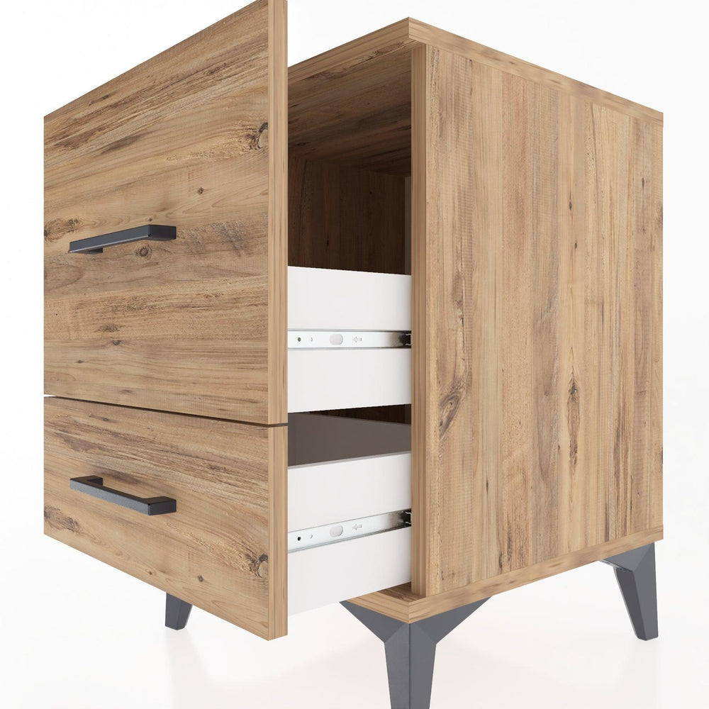Woodntry Modular Nightstand Pine 44x44x52 cm Drawer C8-3