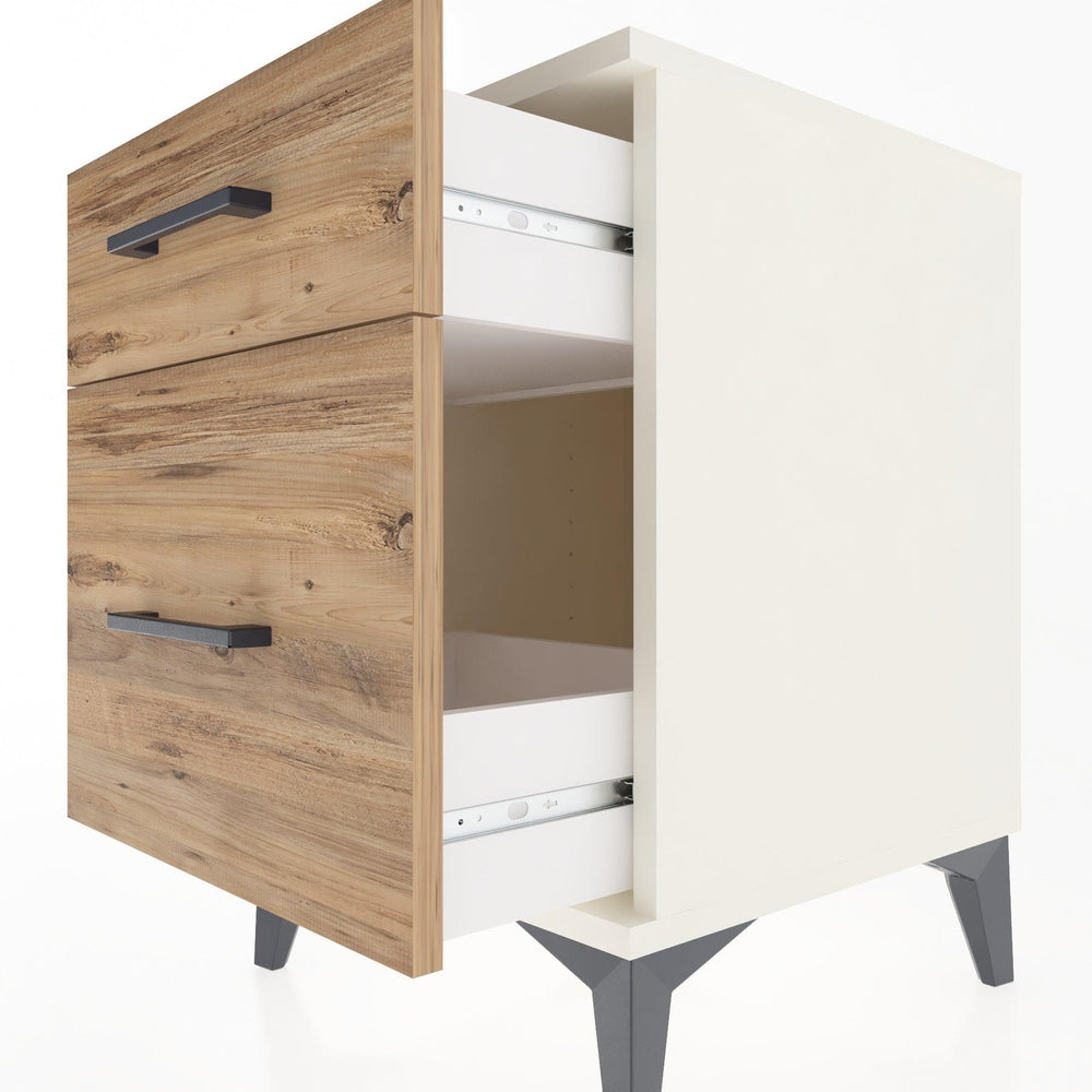 Woodntry Modular Nightstand Moonstone 44x44x52 cm Drawer C9-1