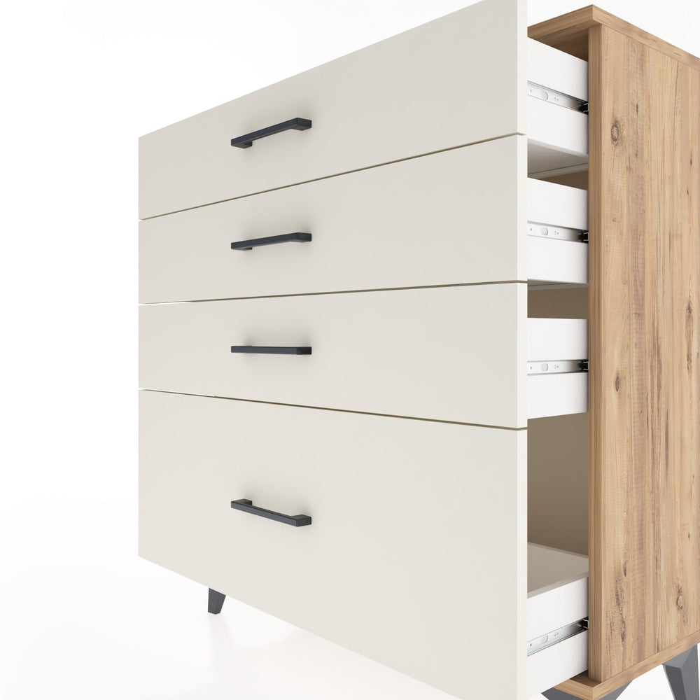 Woodntry Modular Dresser Pine 88x30x84 cm Drawer C9-3