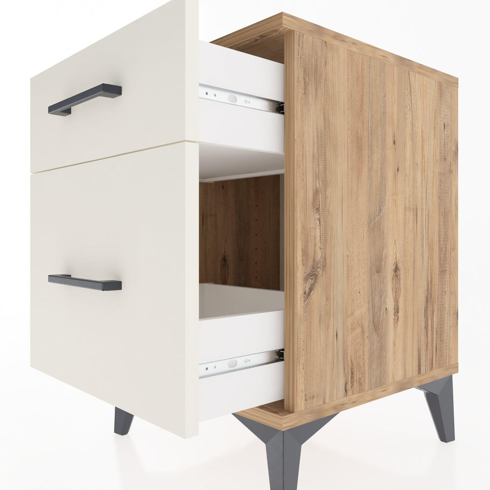 Woodntry Modular Nightstand Pine 44x44x52 cm Drawer C9-3