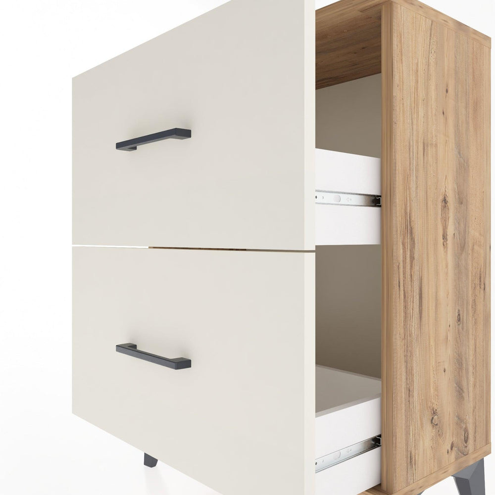 Woodntry Modüler Komodin Çam 60x30x68 cm Çekmeceli C9-3