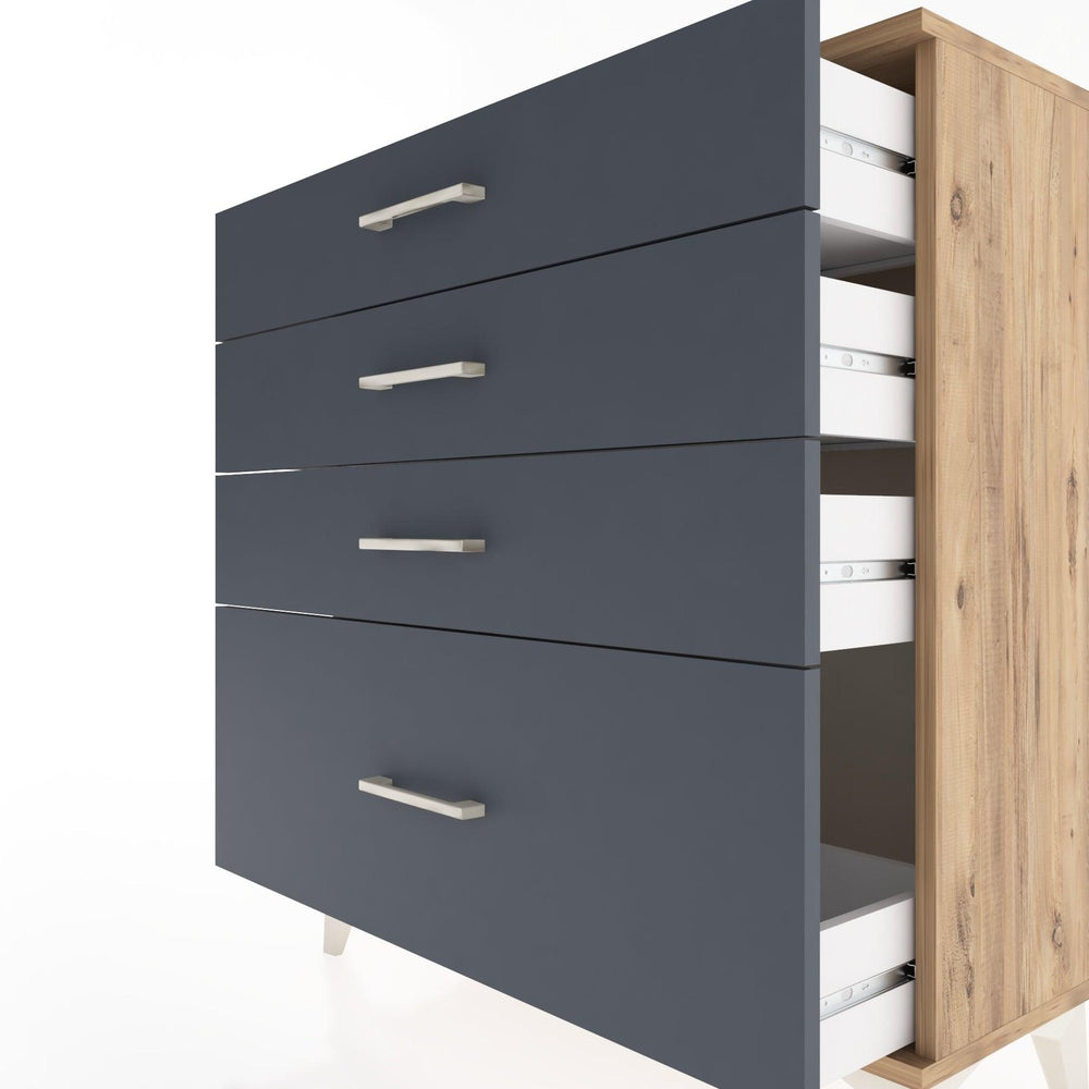 Woodntry Modular Dresser Pine 88x30x84 cm Drawer C9-3