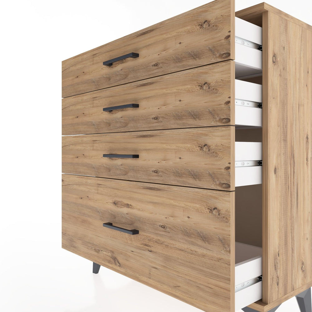 Woodntry Modular Dresser Pine 88x30x84 cm Drawer C9-3