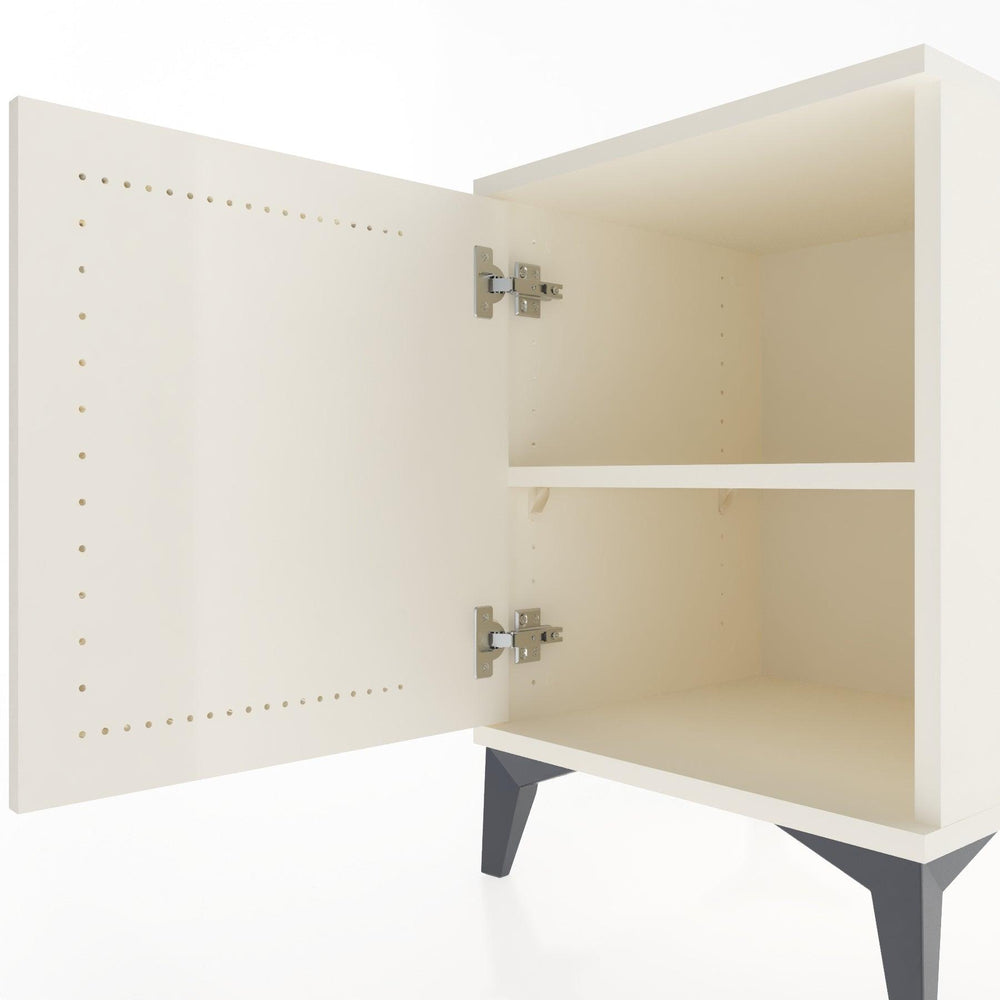 Woodntry Modular Nightstand Moonstone 44x44x52 cm with Lid K11-1