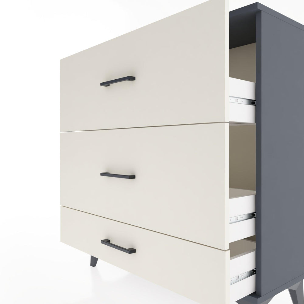 Woodntry Modular Dresser Anthracite 88x30x84 cm Drawer C11-2